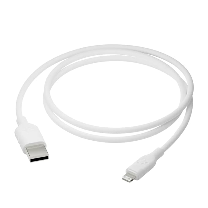 dbramante1928 re-charge - Oplaadkabel - USB-A naar geschikt voor Lightning - 1,2 meter - Wit