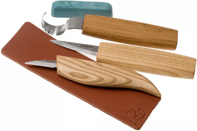 BeaverCraft Upgraded Spoon Carving Set S17 Houtsnijset Met Lepelmes En Tool Roll