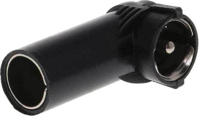 Universele haakse Antenneplug | ISO-DIN verloop