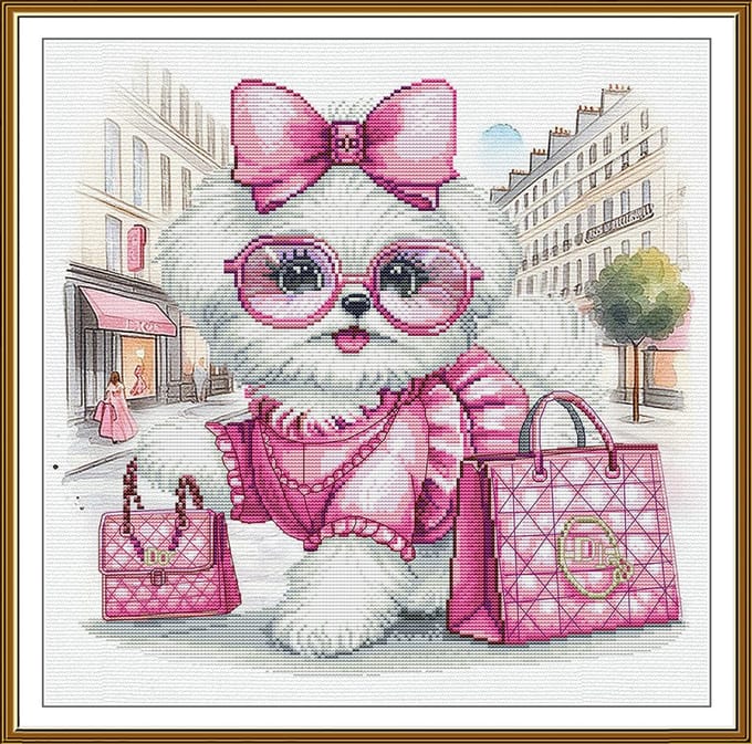 Borduurpakket Nova Sloboda - Miss Dior - Mevrouwtje Dior
