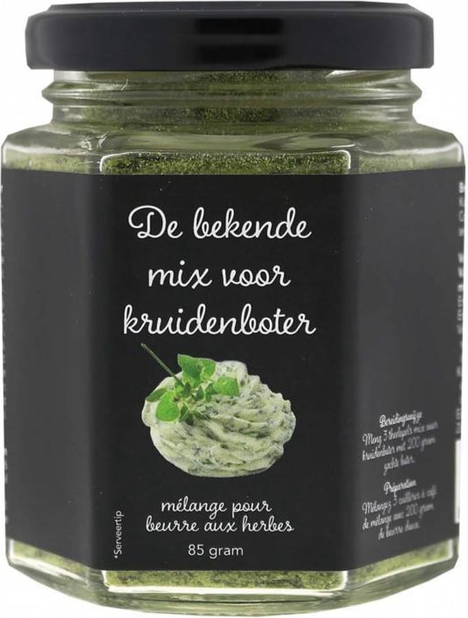 Kruidenbotermix - De bekende mix voor je eigen kruidenboter - 85 gram
