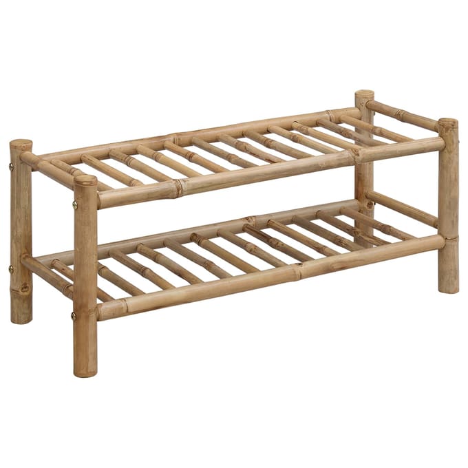 vidaXL - Schoenrek - 68 - x - 28 - x - 30 - cm - Bamboe - Naturel