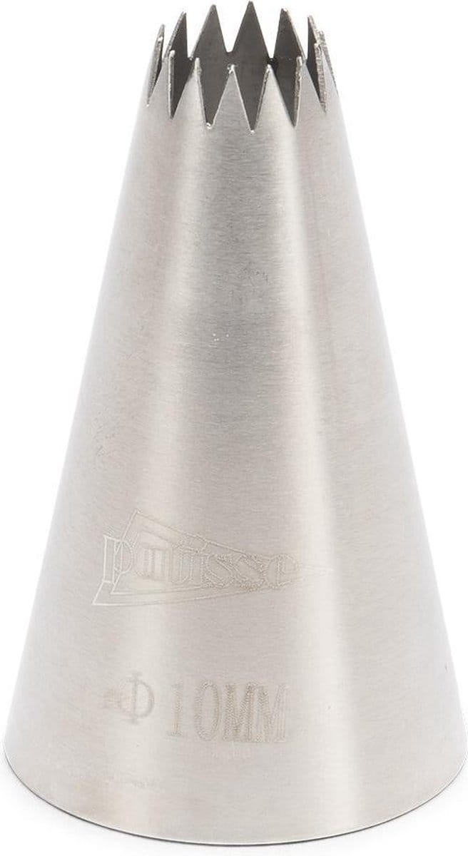 Patisse Spuitmondje Kroon 6 Mm Rvs Zilver