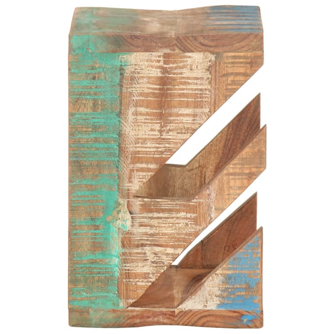 vidaXL - Wandskateboardhouder - 25x20x30 - cm - massief - gerecycled - hout