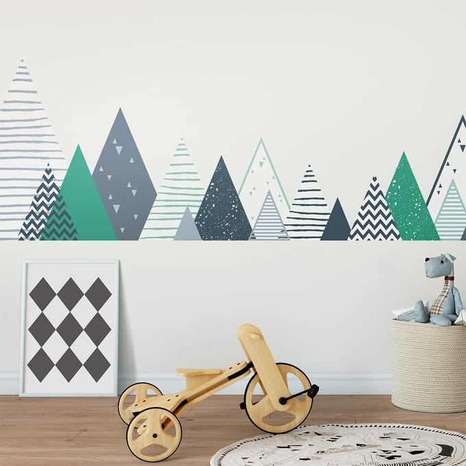 Kinderstickers van Scandinavische bergen, Zorka, 120 x 200 cm