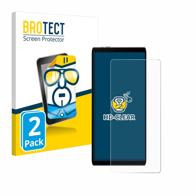 BROTECT - Screenprotector voor Samsung Galaxy Tab S9 FE - Folie Beschermfolie transparant 2 Stuks