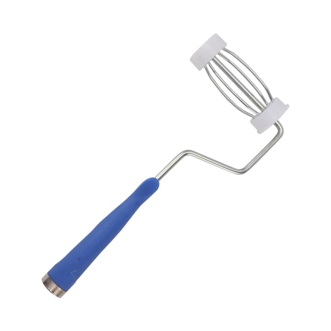 Rollerframe Ergonomische Handgreep Hoge Sterkte Eenvoudige Bediening Verfrollerframe voor Stofroller 4 Inch 4in white