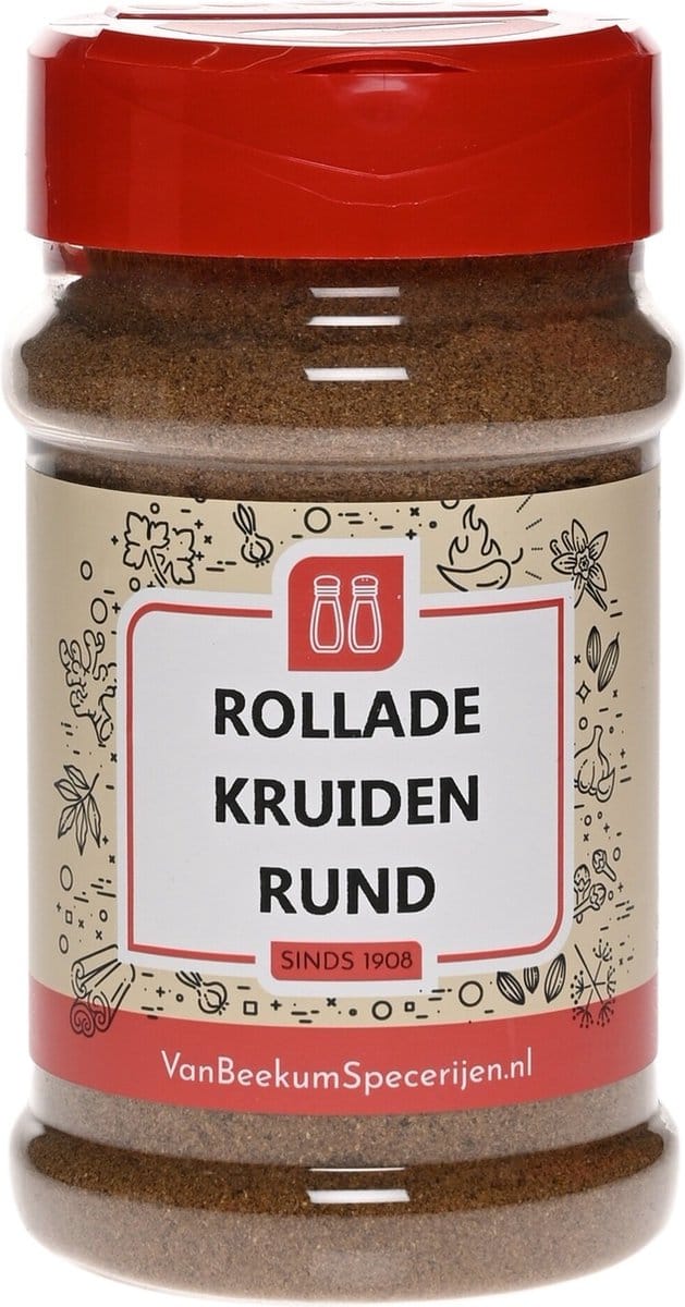 Van Beekum Specerijen - Rollade Kruiden Rund - Strooibus 150 Gram