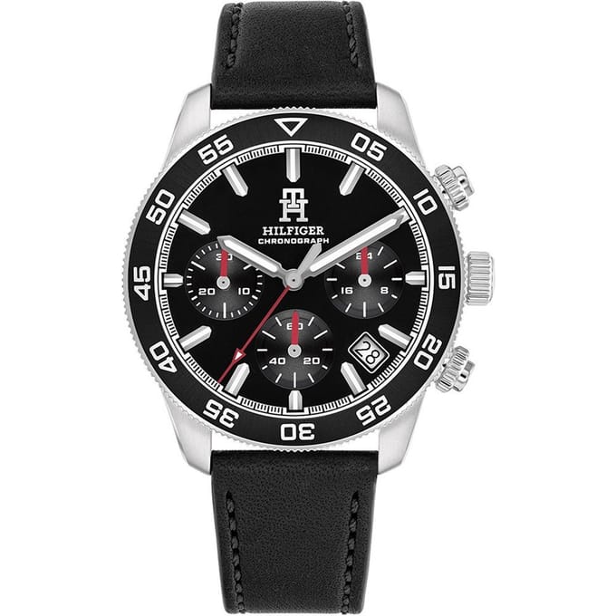 Tommy Hilfiger 1792162 Heren RVS Kwarts Horloge black