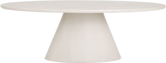 Tower Living - Mello eettafel ovaal - 240 cm - wit