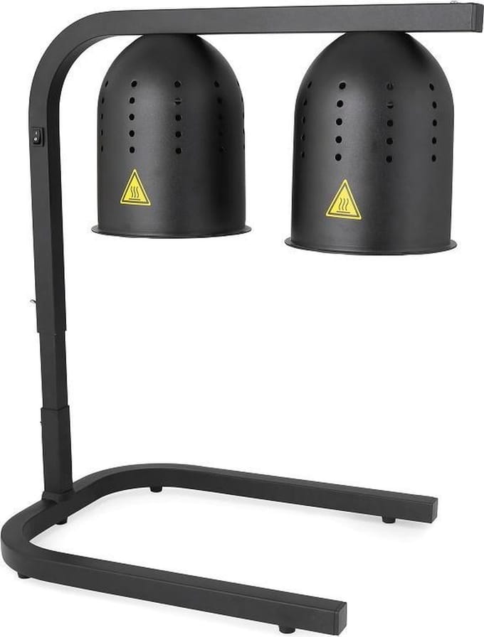 Professionele Horeca Warmhoudlamp Dubbel - Combisteel 7476.0025