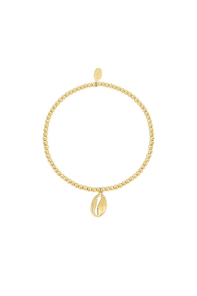 schelpenarmband - Goudkleur