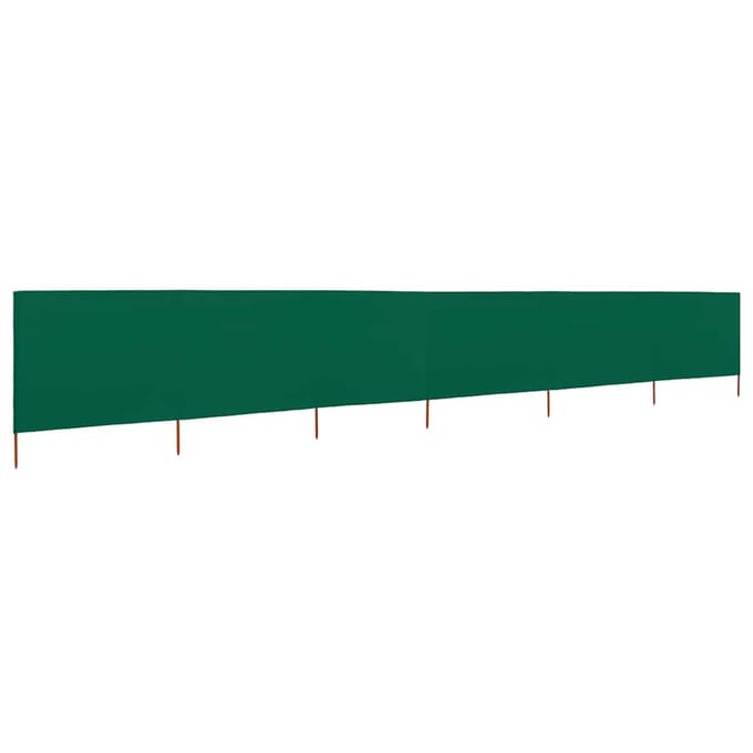 vidaXL - Windscherm - 6-panelen - 800x120 - cm - stof - groen