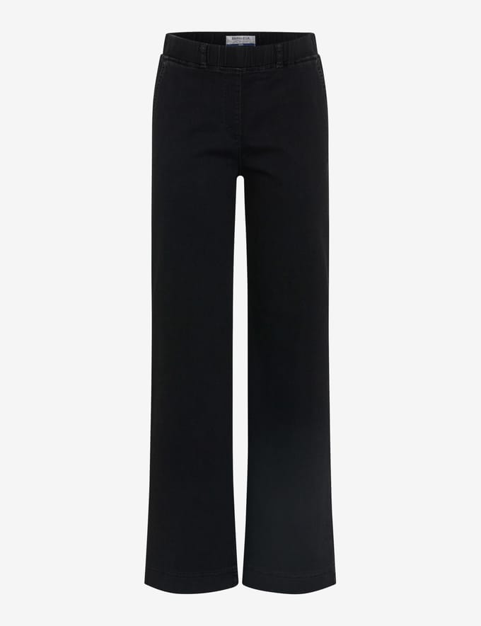 Raphaela by Brax Dames Marlenebroek  Style PAM FLARED BLACK, denim zwart, maat 36