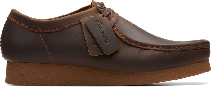 CLARKS WallabeeEVO Heren Veterschoenen - Leer - Bruin