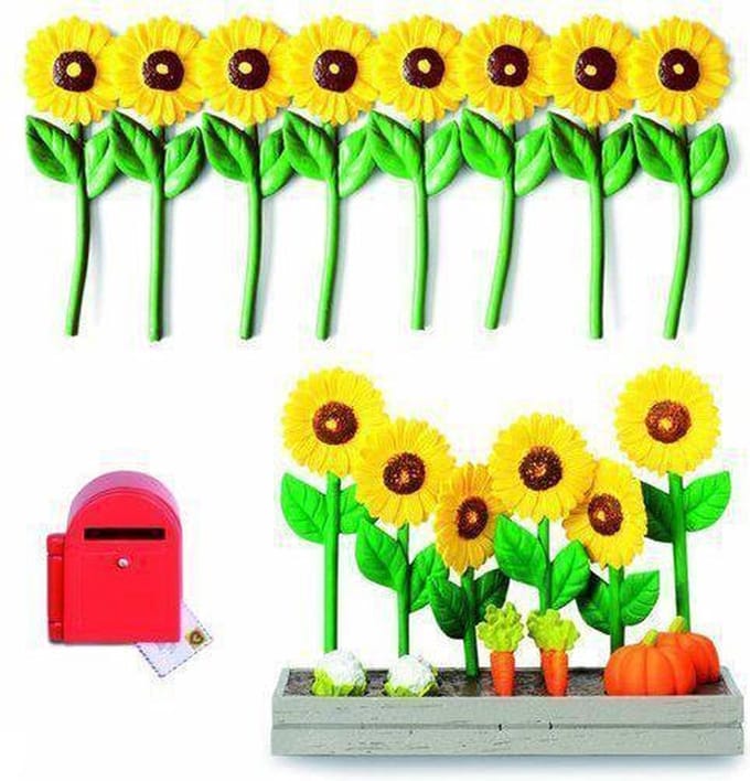 Lundby Poppenhuizen Smaland tuinplanten en brievenbus