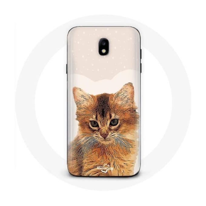Coque pour Samsung Galaxy J7 2017 Somali Race de chats
