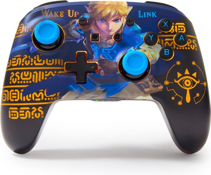 PowerA verbeterde draadloze controller voor Nintendo Switch met Lumectra - Wakker worden, Link - Wireless Controller - Nintendo Switch