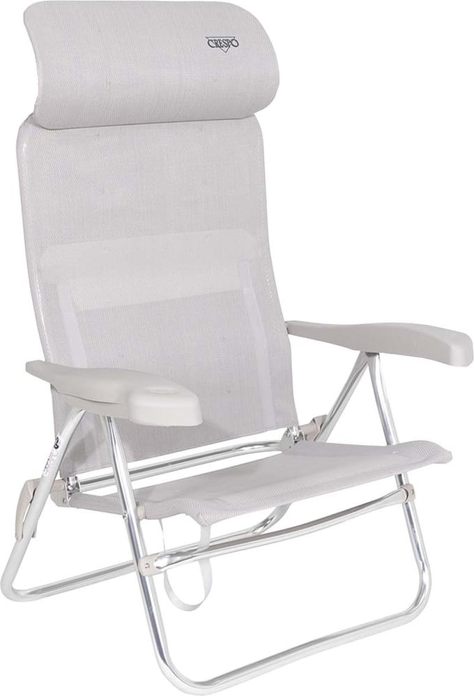 Crespo - Strandstoel - AL/205 - Compact - Licht grijs