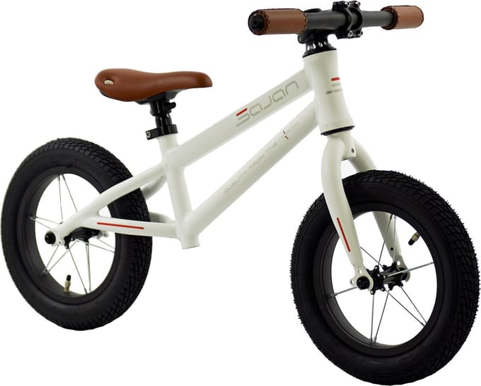 Sajan Loopfiets-Pro - Aluminium - Wit