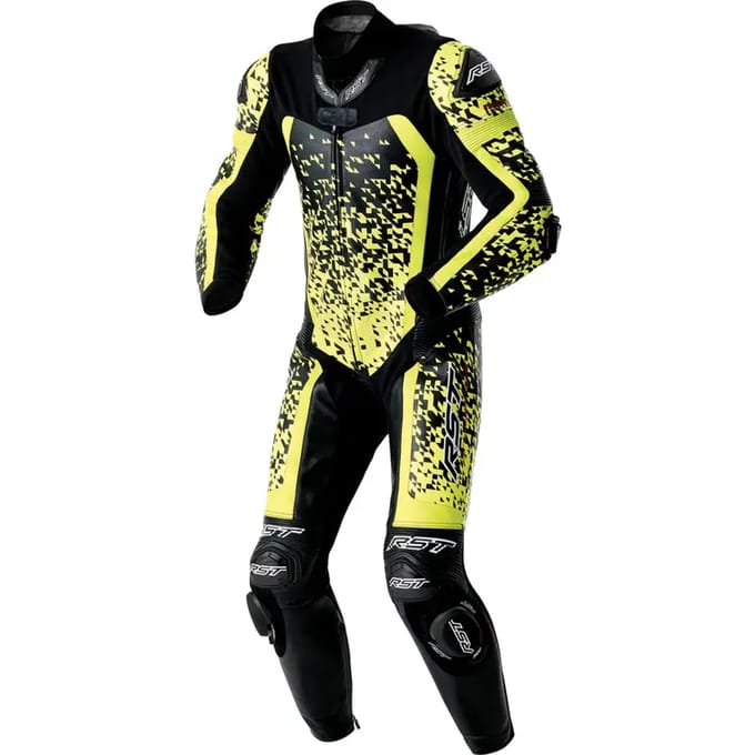 RST Pro Series D3O Airbag geperforeerd eendelig leren motorfietspak -