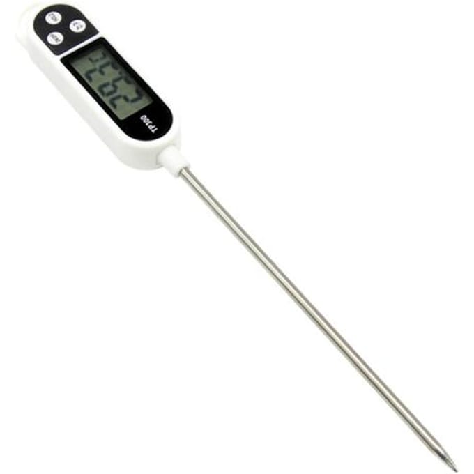 Digitale Voedselthermometer Keuken BBQ Koken Vlees Temperatuur Meet Sonde Tool 1pc black