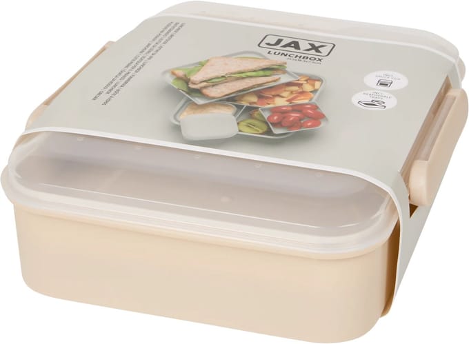 Salade-/broodtrommel inclusief sausbeker - Lunchbox - JAX