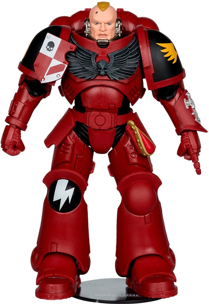 McFarlane Warhammer 40k Wave 11 Primaris Space Marine Blood Angel Assault Intercessor Sergeant Action Figure (7 )