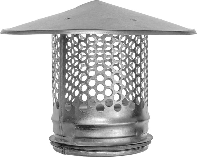 4 Inch Rond Dak Ventilatie Regenkap - Galvaniseerd Staal voor Optimale Isolatie