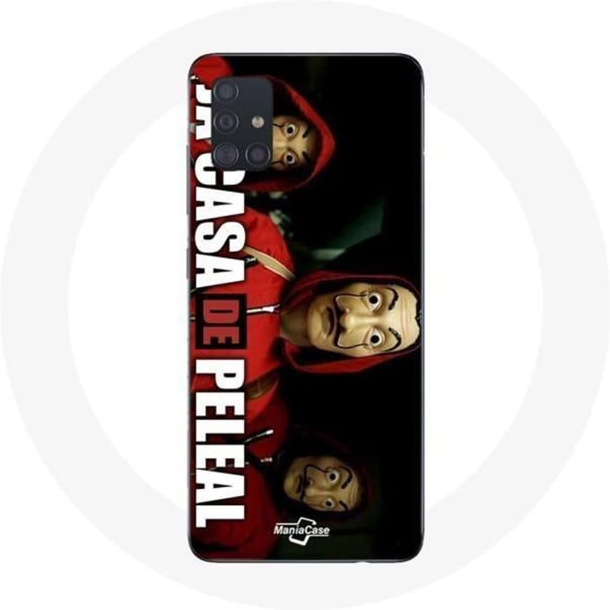 Samsung Galaxy A51 hoesje La casa de papel Het masker van Dali