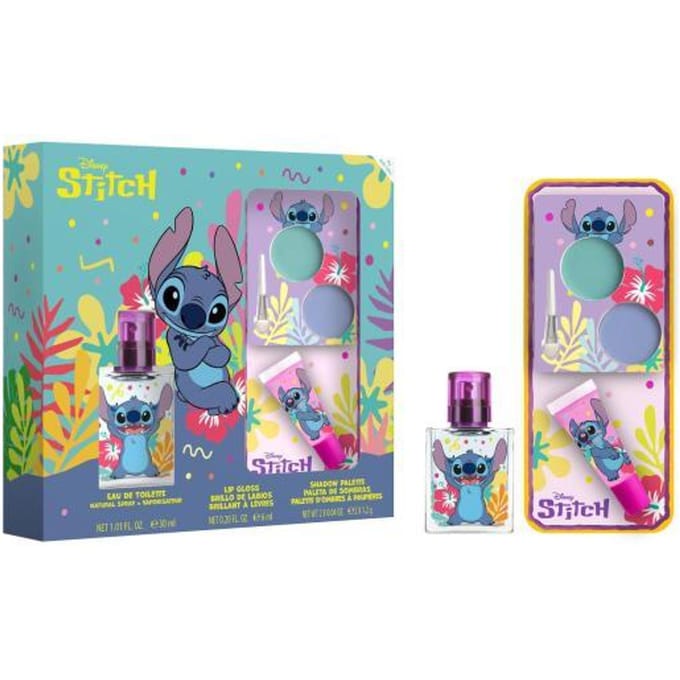 Disney Stitch Gift Set EDT 30 ml + Lip Gloss + Eye Shadow Opmaken en sieraden