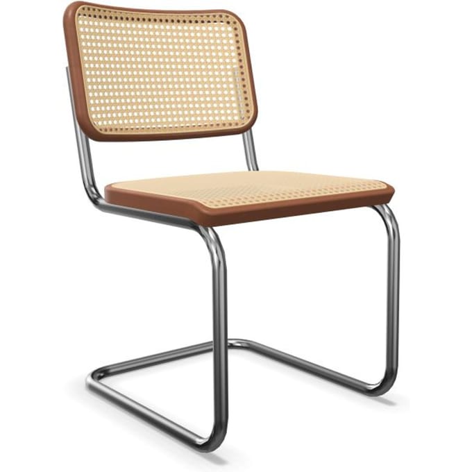 Thonet S 32 V Stoel - Beuken kersen (TP 44)