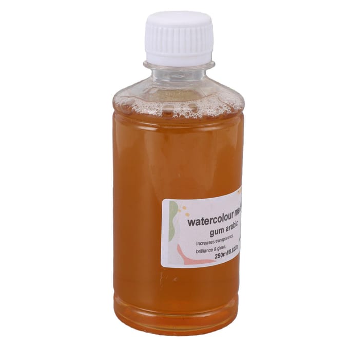 Arabische Gom Vloeibaar 250ml Aquarel Medium Verf Additieven Draagbaar voor Buiten Schetsen white