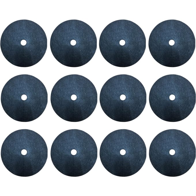 24 Stuks Boom Beschermer Mat Zwart Duurzaam Boom Barrière Mat Voor Tuinen Balkons Type 2 black