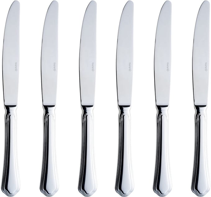Bonna Dessertmes - Alba - RVS - 20.7 cm - set van 6