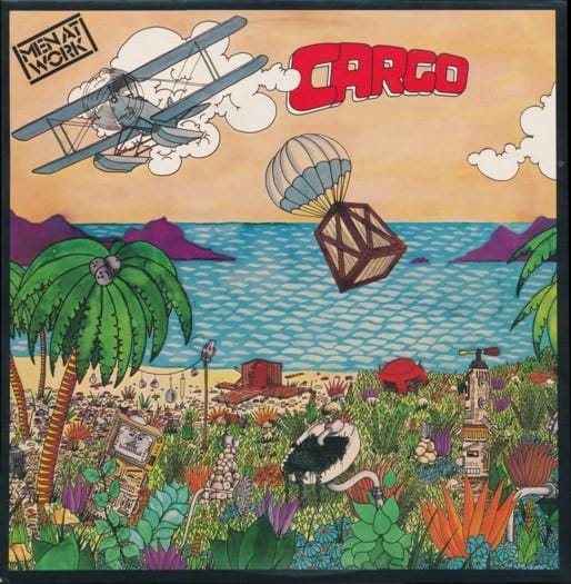 LP Plaat MEN AT WORK  Cargo QC38660 Columbia 1983 Canada Rock Gebruikt