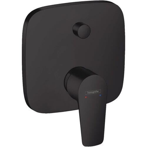 hansgrohe Talis E - Badmengkraan - Opbouw - Ééngreeps bediening - Mat Zwart