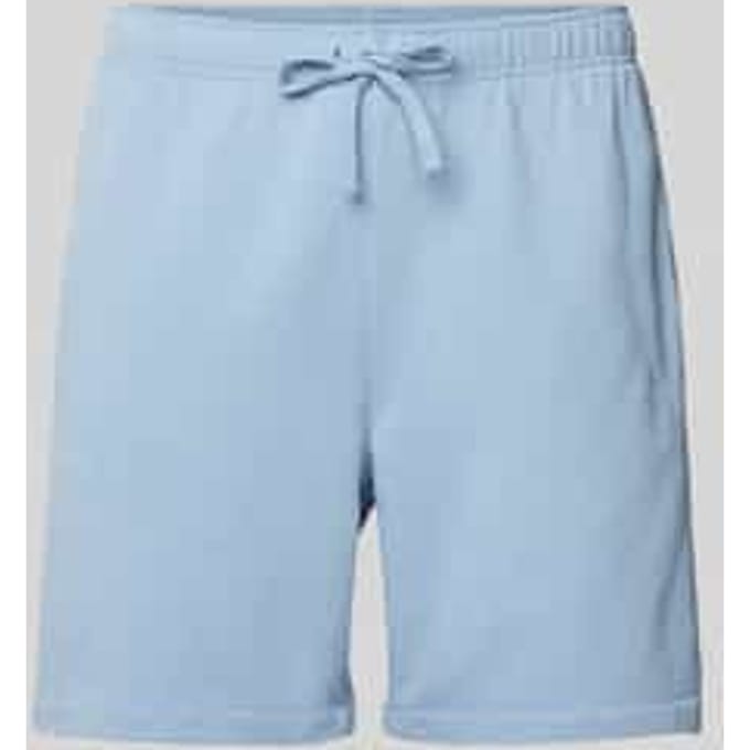 Regular fit sweatshorts met tunnelkoord