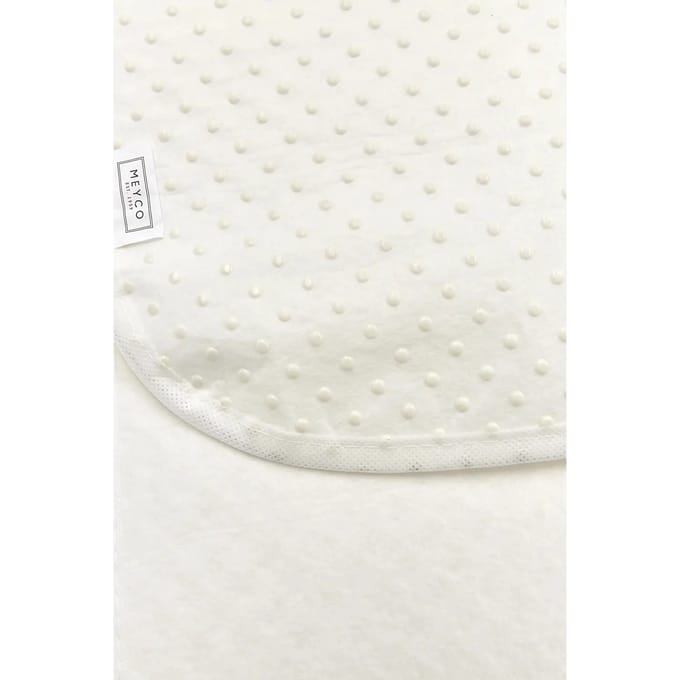 Meyco Baby noppen matrasdek antislip juniorbed - white - 70x140cm