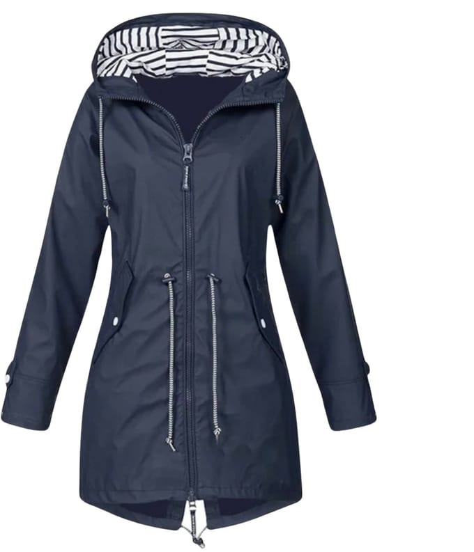 Comfortabele Jas / Windjas / Outdoorjas | Windjack | Blauw - One Size