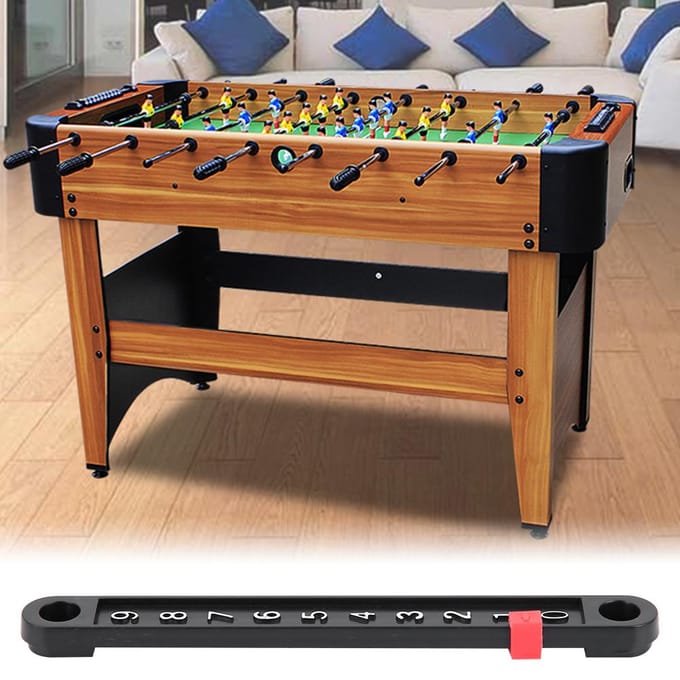 6 Stuks Mini Snooker Scorebord Scorer Wijzers en Nummerstrip black