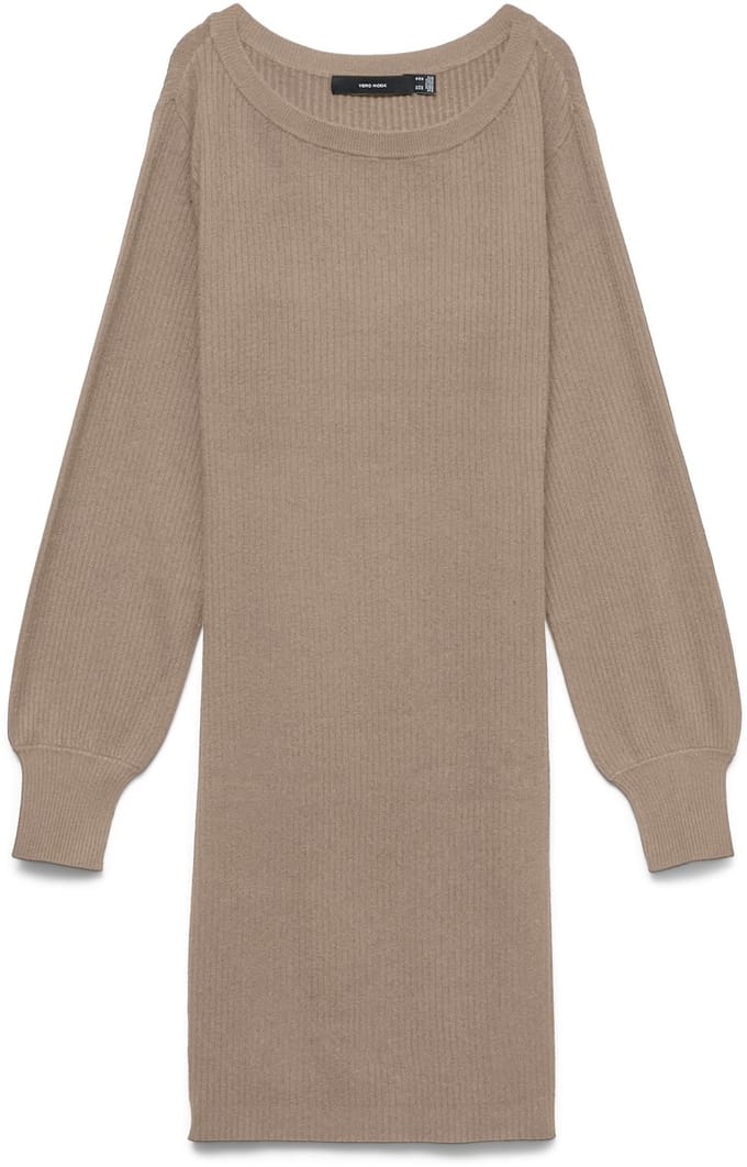 VERO MODA - VMHOLLYKARIS LS RIB DRESS - Dames - Mini jurken