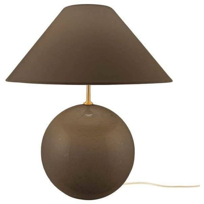 Globen Lighting tafellamp IRIS, bruin, hoogte 39 cm