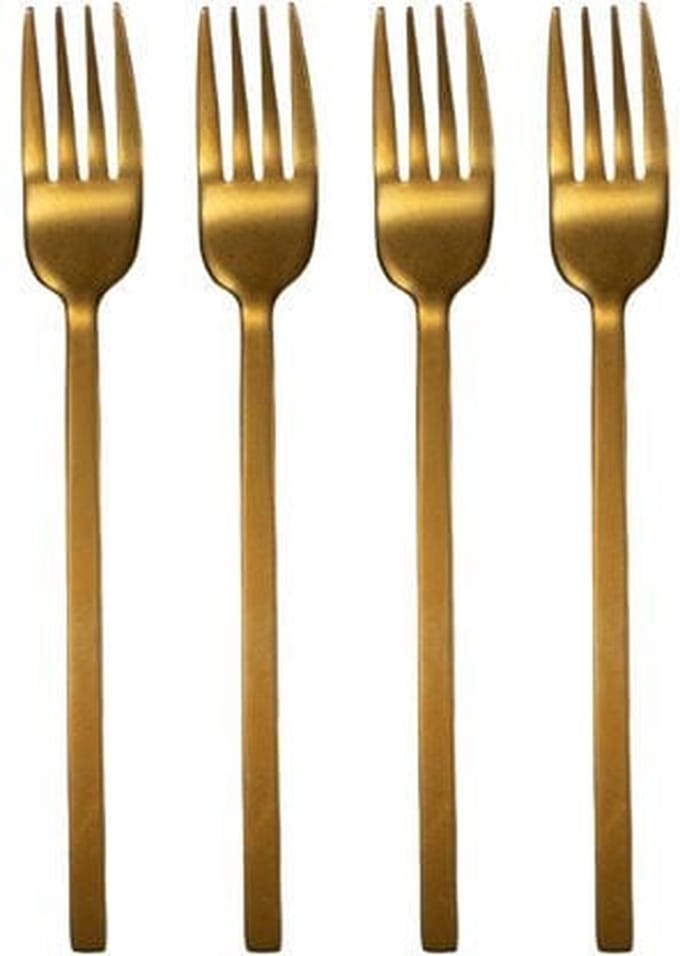 Leeff - Vorkjes 'Charlot' (Set van 4, Roze Goud)