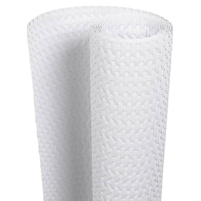 vidaXL - Balkonschermen - 10 - st - 255x19 - cm - poly - rattan - wit
