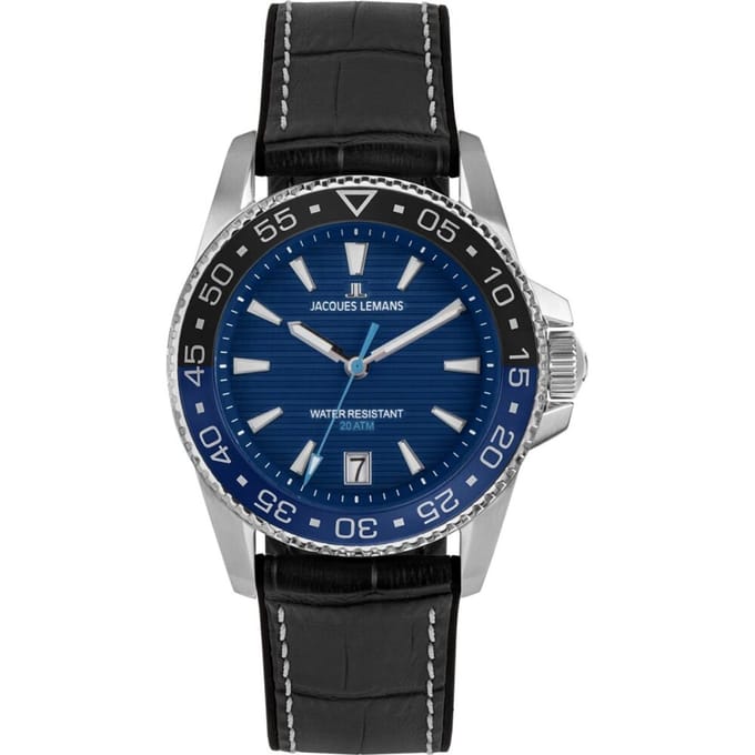 Jacques Lemans - 1-2205B - Polshorloge - Heren - Kwarts - Liverpool Diver
