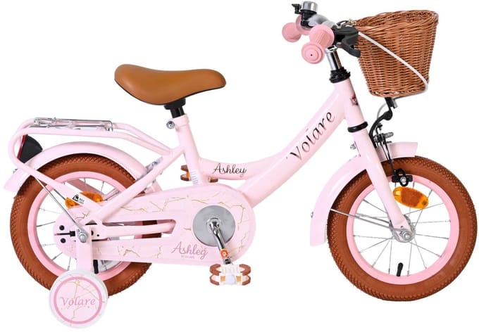 Volare Ashley Kinderfiets - Meisjes - 12 inch - Roze