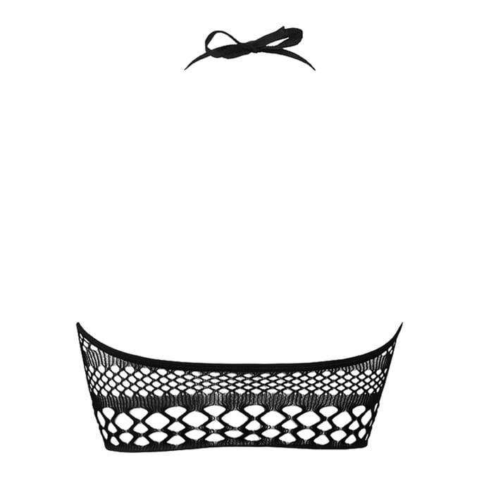 Shots - Le Désir Haltertop met Bandjes - One Size black O/S