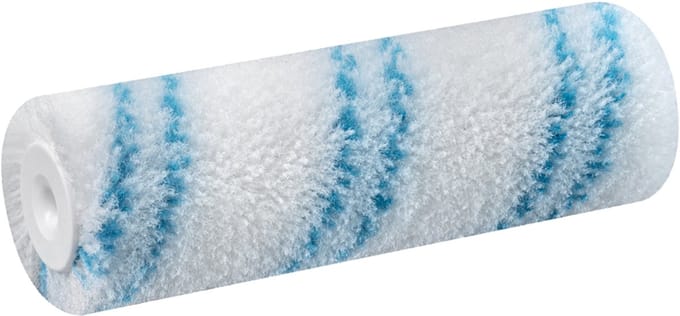 WESTEX verfroller 150mm wit/blauw voor kleine vlakken