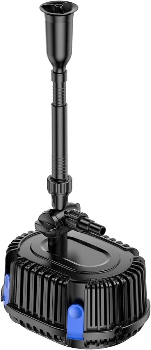 Fonteinpomp voor Buiten - ABS - 2500L/H Capaciteit - Verstelbare Nozzles - Voor Tuinen en Vijvers